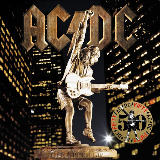 AC/DC - Stiff Upper Lip (50th Anniversary Edition, Gold Color Vinyl Record) { vinyl }