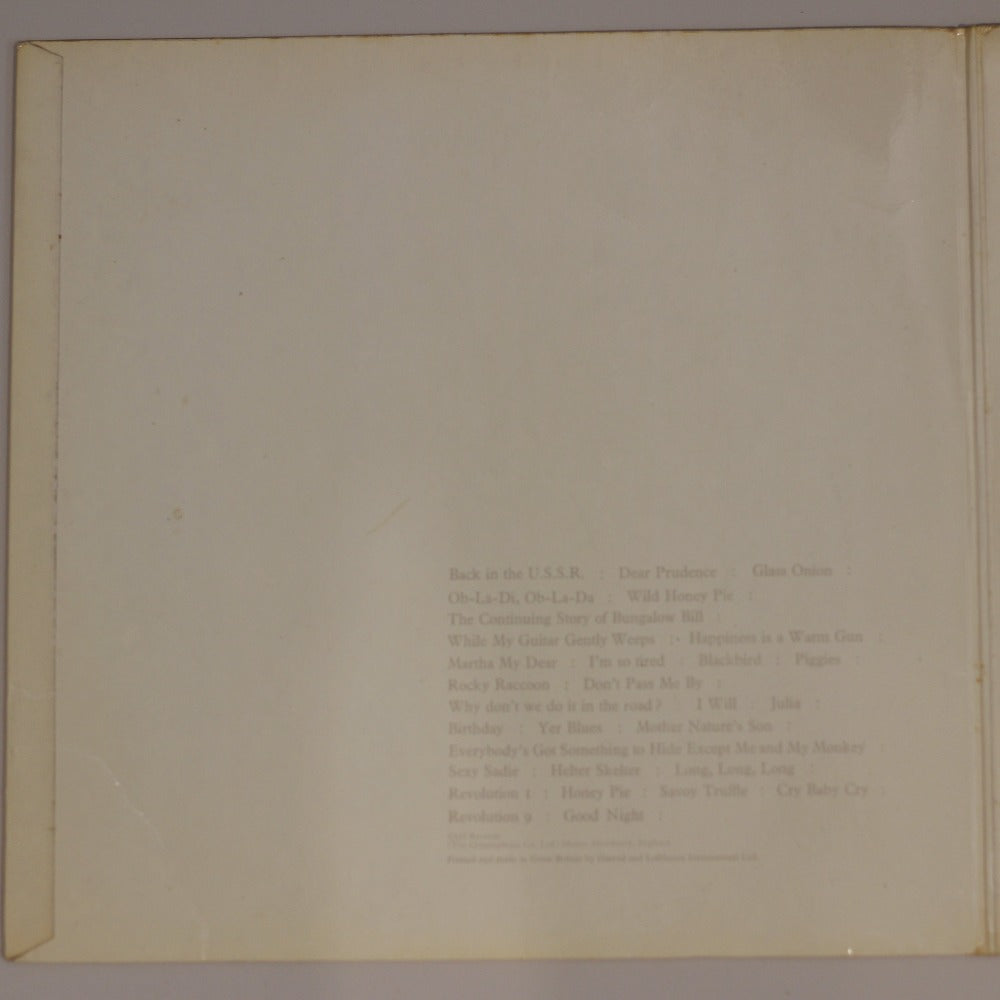 The Beatles - The Beatles (The White Album) (First Pressing) Vinyl Record { vinyl }
