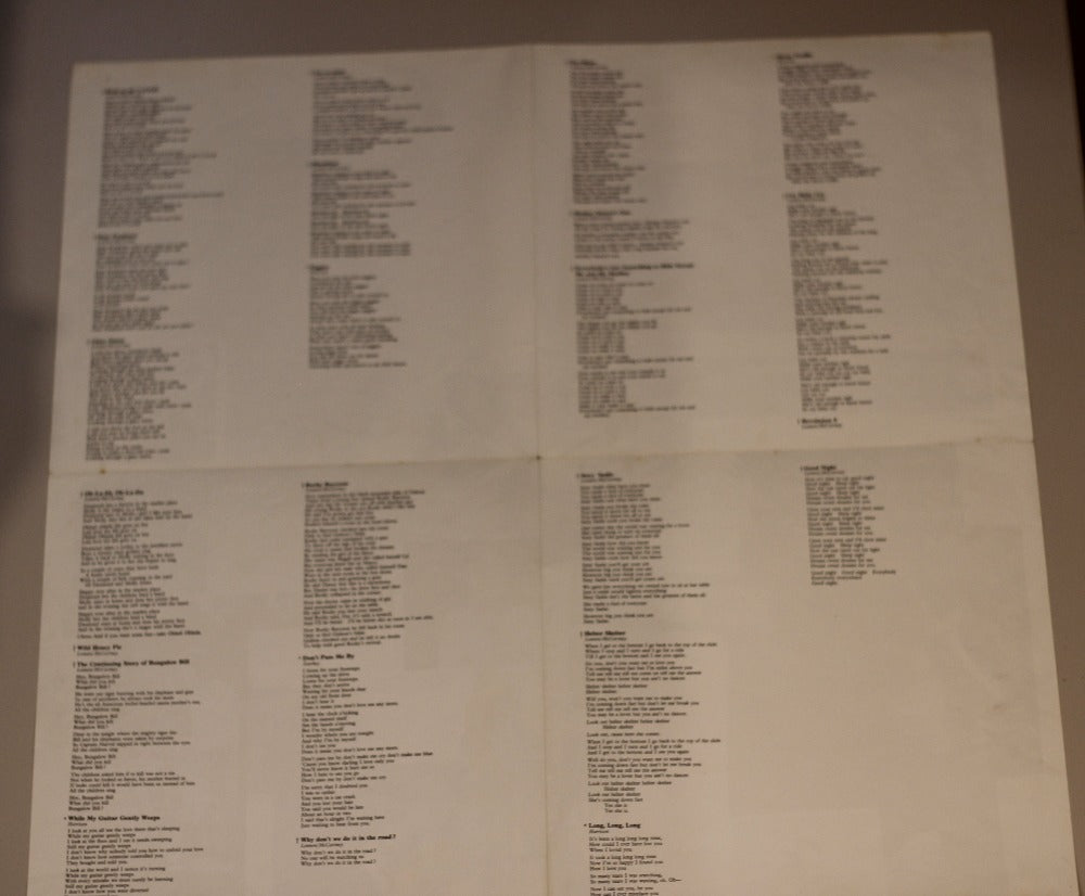 The Beatles - The Beatles (The White Album) (First Pressing) Vinyl Record { vinyl }