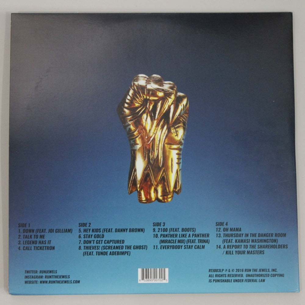 Run The Jewels - Run The Jewels 3 (First Pressing) Vinyl Record { vinyl }