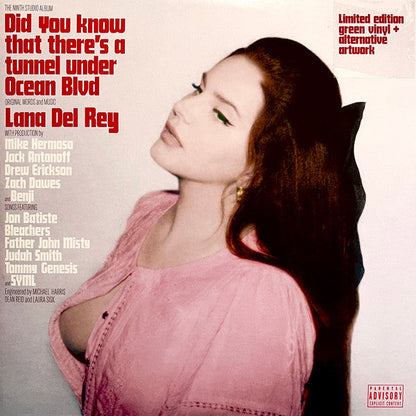 Lana Del Rey - Did You Know That There's A Tunnel Under Ocean Blvd (Alt. Cover, Indie Exclusive, Ltd. Green Vinyl Record, 2LP) { vinyl }