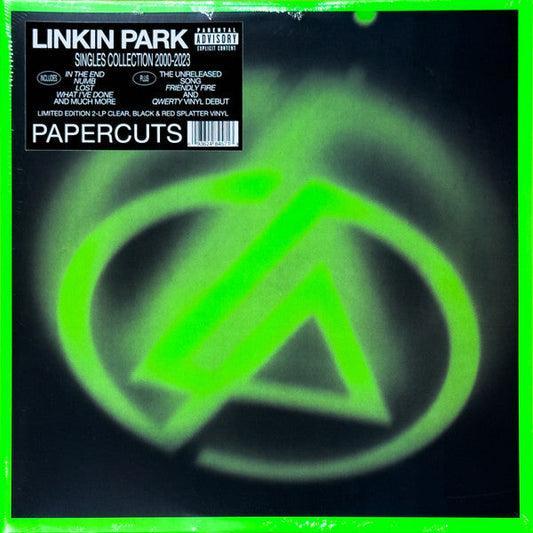 Linkin Park - Papercuts (2LP Indie Exclusive, Black & Red Splatter Vinyl Record) { vinyl }