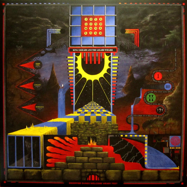 King Gizzard and The Lizard Wizard - Polygondwanaland (4-Color Vinyl, download of live show, lyric insert, poster) Vinyl Record { vinyl }