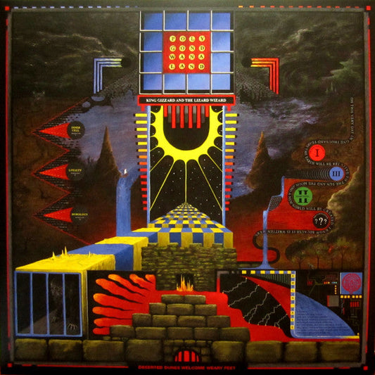 King Gizzard and The Lizard Wizard - Polygondwanaland (4-Color Vinyl, download of live show, lyric insert, poster) Vinyl Record { vinyl }