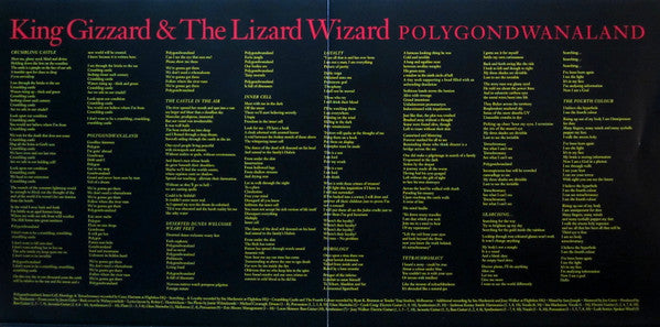 King Gizzard and The Lizard Wizard - Polygondwanaland (4-Color Vinyl, download of live show, lyric insert, poster) Vinyl Record { vinyl }