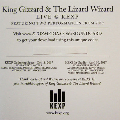 King Gizzard and The Lizard Wizard - Polygondwanaland (4-Color Vinyl, download of live show, lyric insert, poster) Vinyl Record { vinyl }