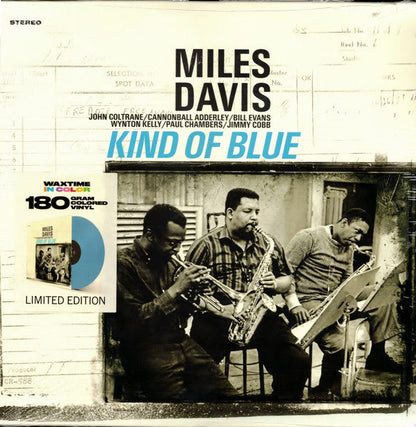 Miles Davis - Kind Of Blue (180g Ltd. Blue Vinyl Record) { vinyl }