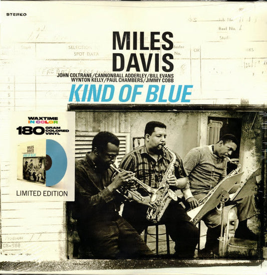 Miles Davis - Kind Of Blue (180g Ltd. Blue Vinyl Record) { vinyl }