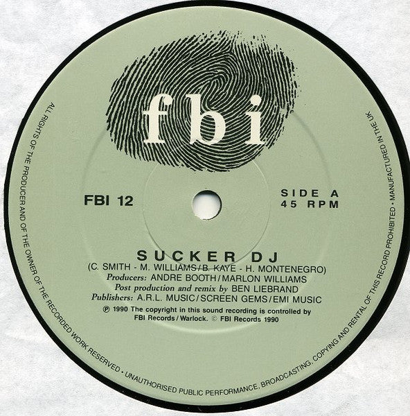 Dimples D - Sucker DJ (12") Vinyl Record { vinyl }
