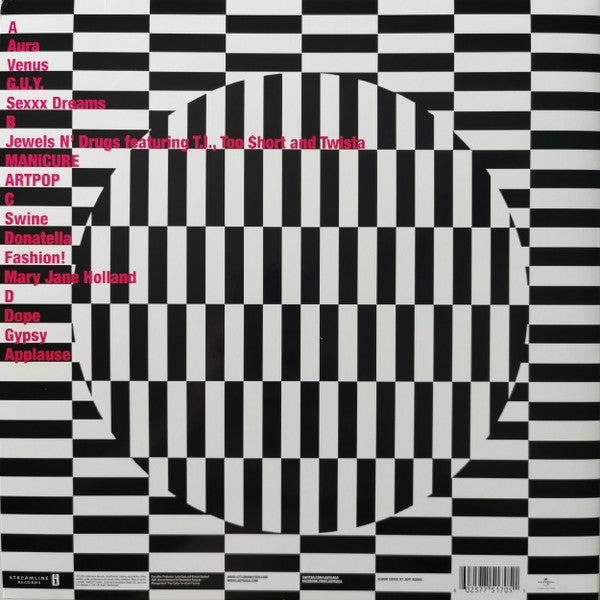 Lady Gaga – ARTPOP (2LP Vinyl) { vinyl }