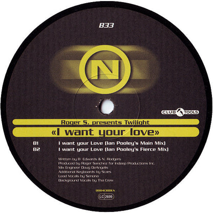 Roger Sanchez - I Want Your Love (12") Vinyl Record { vinyl }