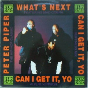 Run DMC - Can I Get It Yo (First Pressing) Vinyl Record { vinyl }