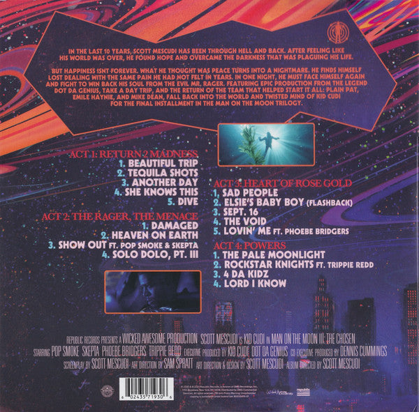 Kid Cudi – Man on the Moon III: The Chosen (Limited Edition 2LP Orange Vinyl) { vinyl }