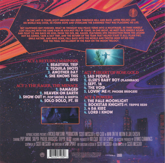 Kid Cudi – Man on the Moon III: The Chosen (Limited Edition 2LP Orange Vinyl) { vinyl }