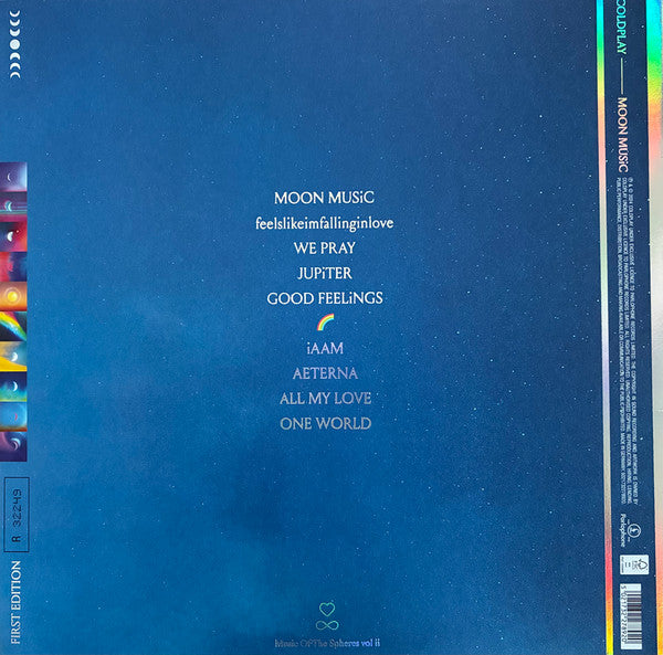 Coldplay – Moon Music (LP Ltd. Numbered First Edition 140g Red Vinyl) { vinyl }