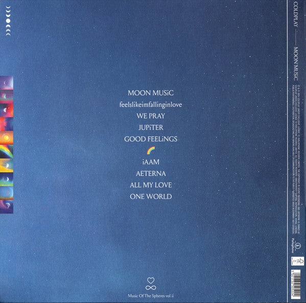 Coldplay – Moon Music (LP Clear Vinyl EcoRecord) { vinyl }