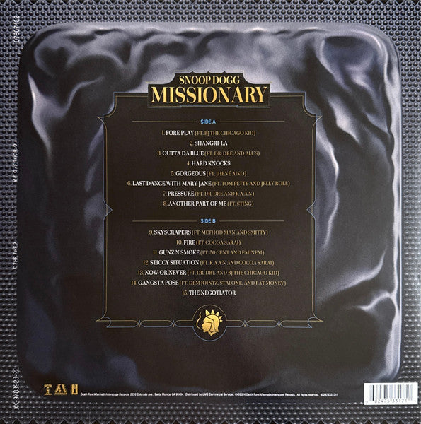Snoop Dogg – Missionary (Limited Edition Picture Disc Vinyl LP) { vinyl }
