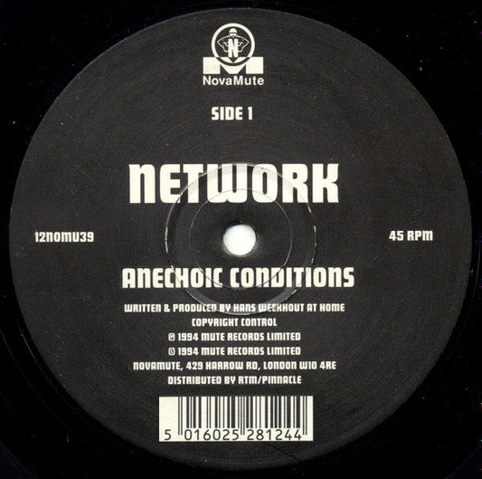 Network - Anechoic Conditions / I Think I Love You (12") Vinyl Record { vinyl }