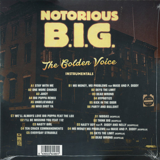 The Notorious BIG - Instrumentals the Golden Voice (Ltd. 2LP) Vinyl Record { vinyl }