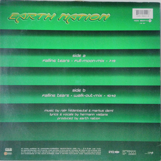 Earth Nation - Falling Tears (12") (Eye Q Records) Vinyl Record { vinyl }