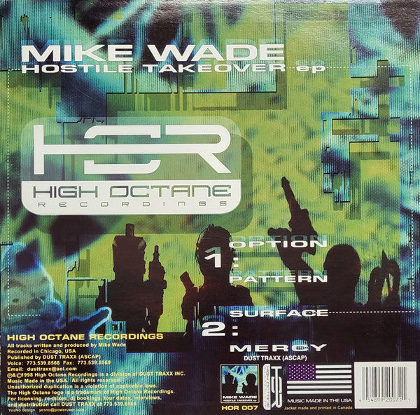 Mike Wade - Hostile Takeover (12") Vinyl Record { vinyl }