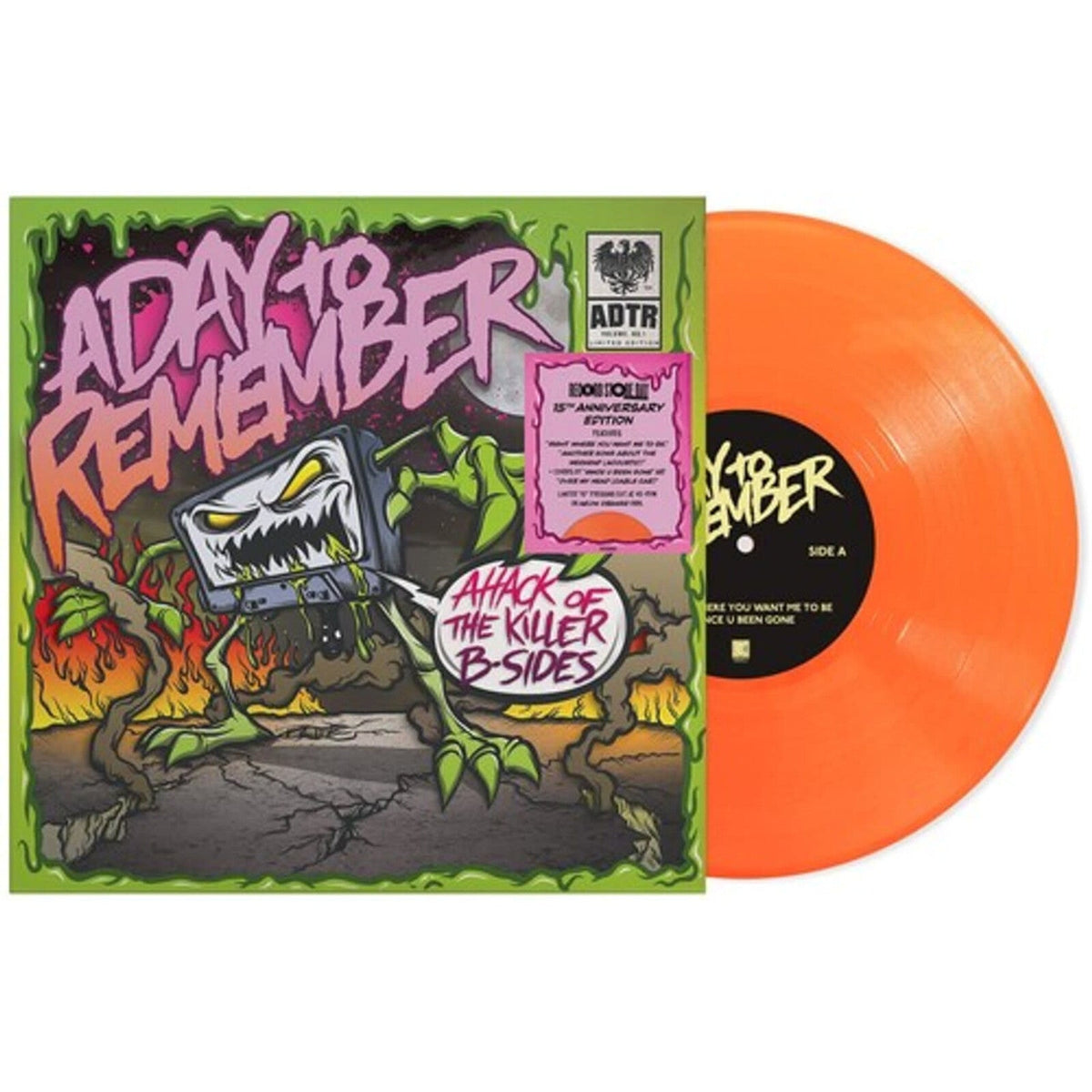 A Day To Remember - Attack Of The Killer B-sides - RSD 2025 Vinyl LP Record { vinyl }