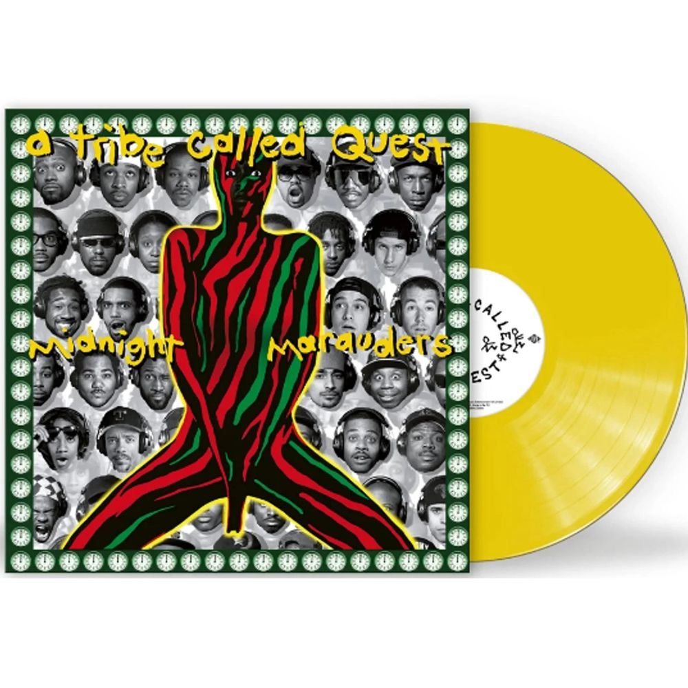 A Tribe Quest - Midnight Marauders - Exclusive Yellow Vinyl LP Record { vinyl }