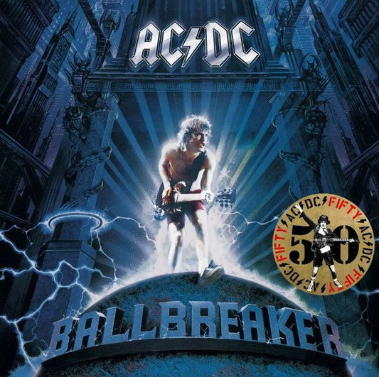AC/DC – Ballbreaker - 50th Anniversary Gold Vinyl LP Record { vinyl }