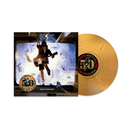 AC/DC - Blow Up Your Video - Gold Vinyl LP Record { vinyl }
