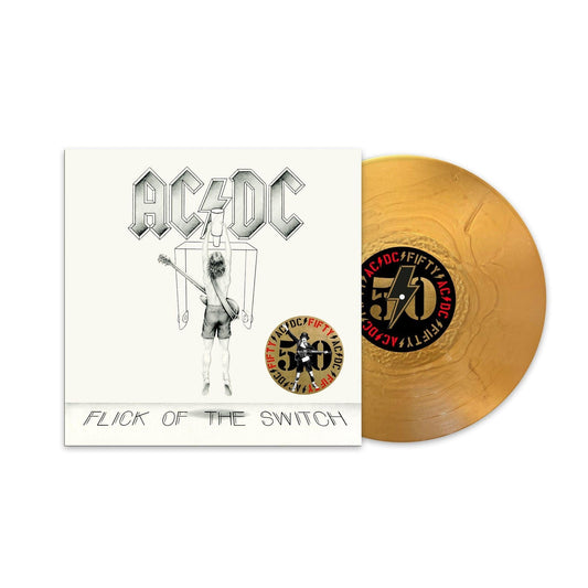 AC/DC - Flick Of The Switch - Gold Vinyl LP Record { vinyl }