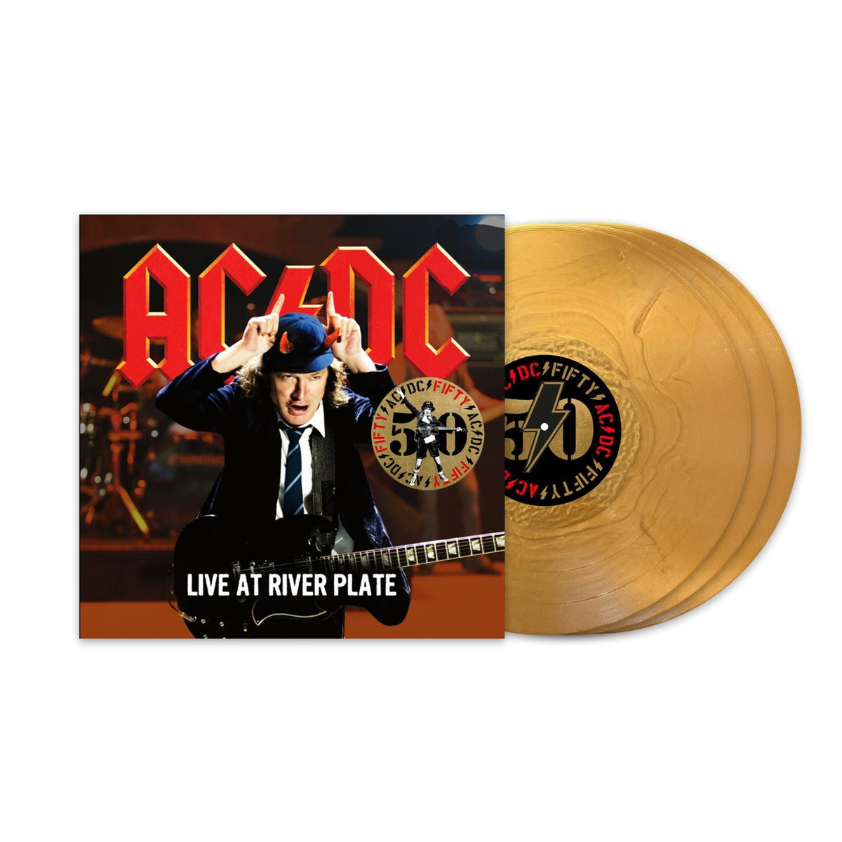 AC/DC- Live At River Plate - Coloured Vinyl LP Record { vinyl }