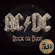 AC/DC – Rock Or Bust - 50th Anniversary Gold Vinyl LP Record { vinyl }