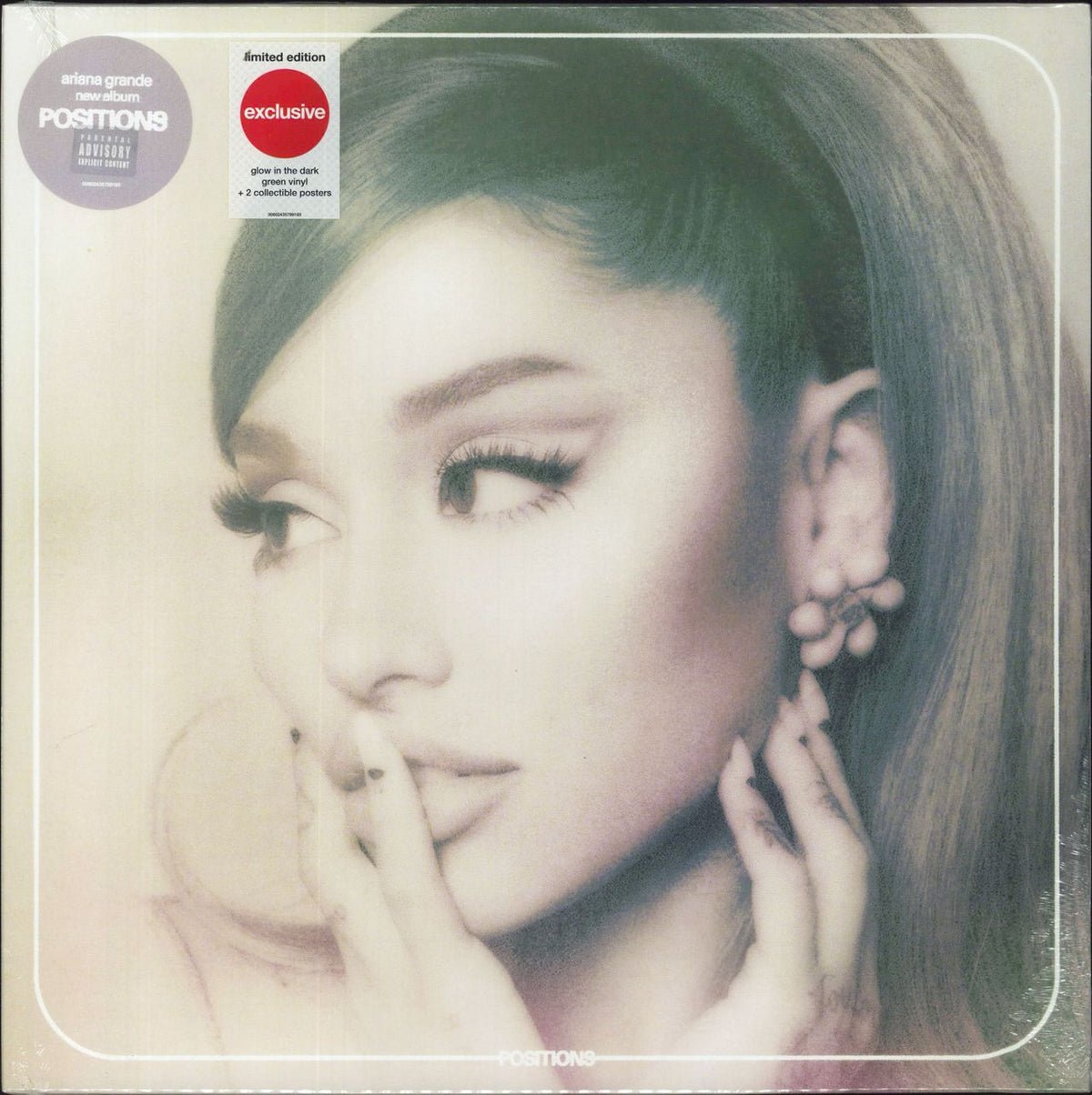 Ariana Grande - Positions - Limited Edition Glow in the Dark Vinyl LP Record { vinyl }