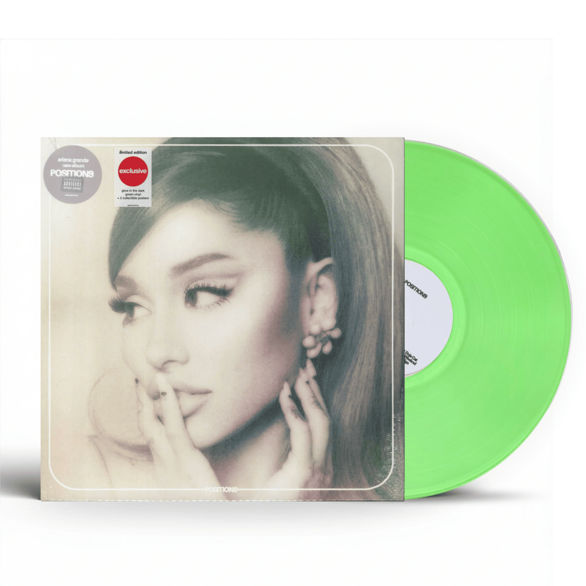 Ariana Grande - Positions - Limited Edition Glow in the Dark Vinyl LP Record { vinyl }