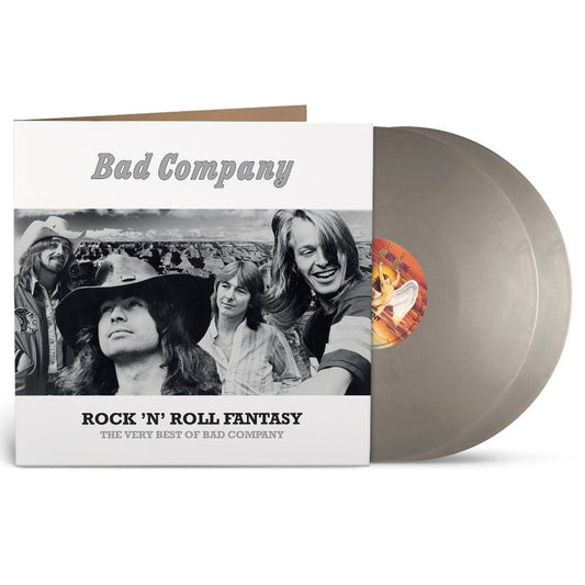 Bad Company - Rock N Roll Fantasy: The Very Best Of Bad Company (RKTBR25) - Silver Vinyl LP Record { vinyl }