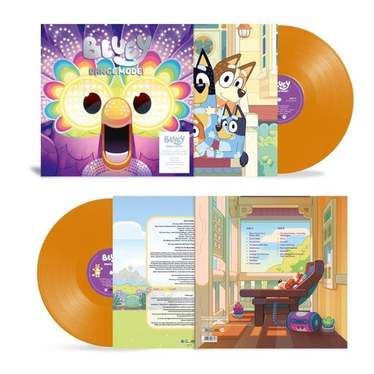 Bluey - Dance Mode! - Orange Vinyl LP Record { vinyl }