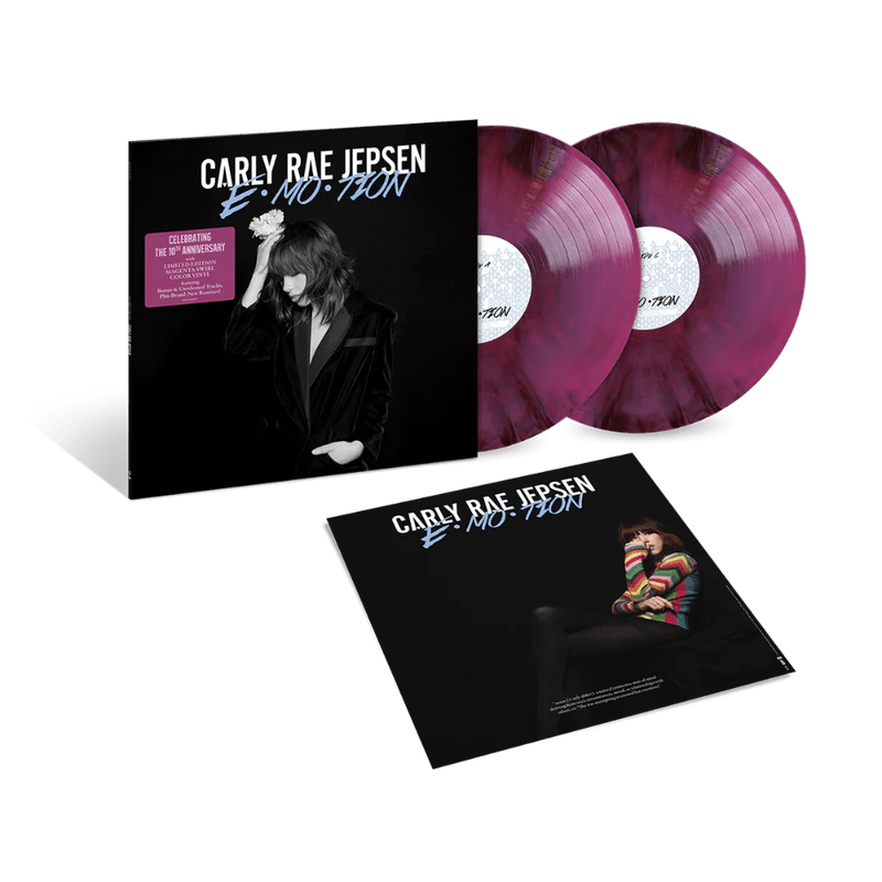 Carly Rae Jepsen - E•MO•TION - 10 Year Anniversary Edition Magenta Swirl Vinyl LP Record { vinyl }