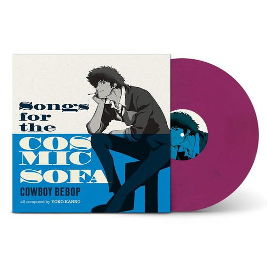 Cowboy Bebop - Songs for the Cosmic Sofa - Pink  & Dark Blue Marble Vinyl LP Record { vinyl }
