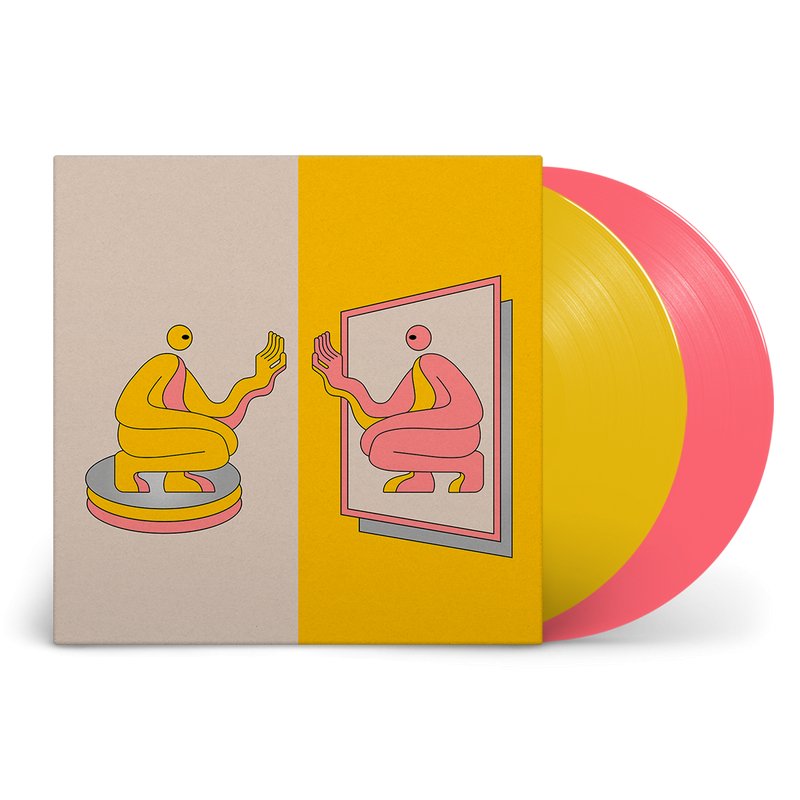 DJ Seinfeld - Mirrors - Pantone Pink + Yellow Vinyl LP Record { vinyl }