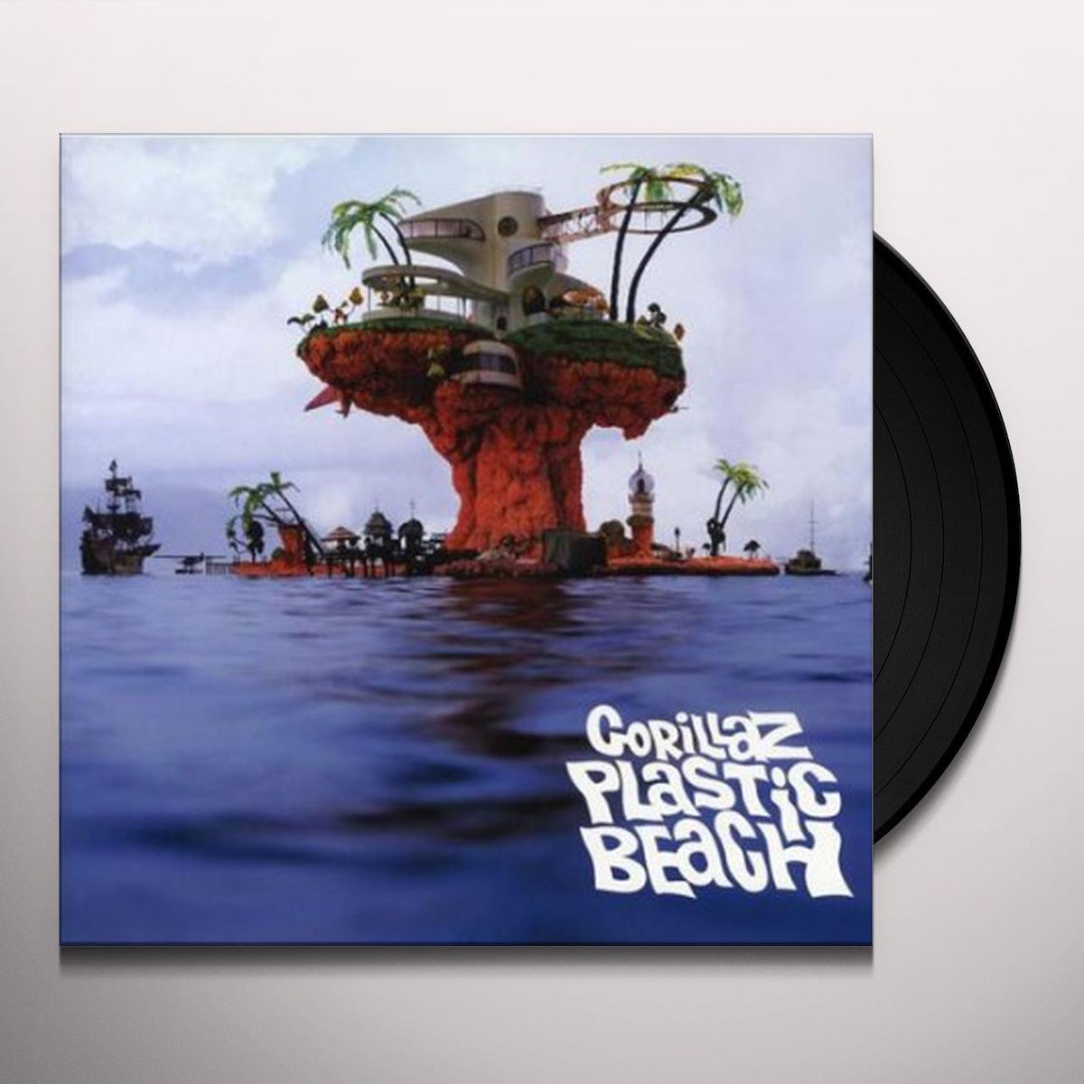Gorillaz - Plastic Beach - Vinyl LP Record { vinyl }