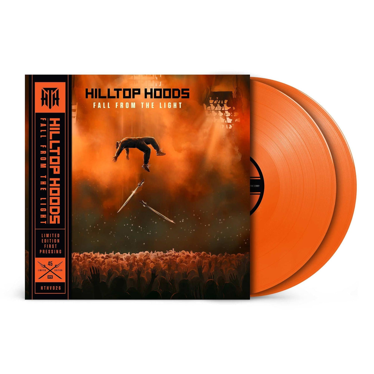 Hilltop Hoods - Fall From The Light - Transparent Orange Vinyl LP Record { vinyl }