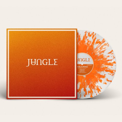 Jungle - Volcano - Orange Splatter Vinyl LP Record { vinyl }