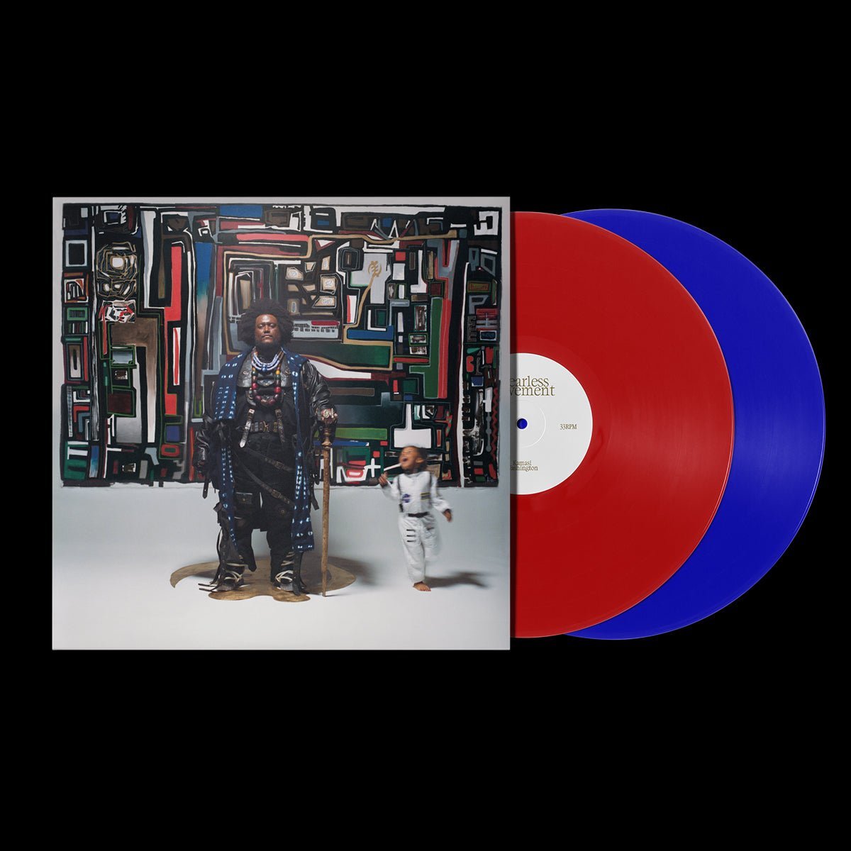 Kamasi Washington - Fearless Movement - Red & Blue Vinyl LP Record { vinyl }