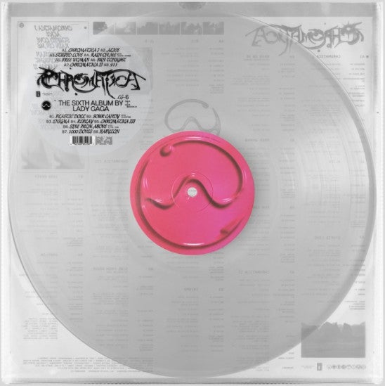 Lady Gaga - Chromatica - Limited Edition Clear Vinyl LP Record { vinyl }