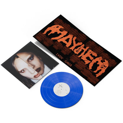 Lady Gaga - Mayhem - Blue Vinyl LP Record { vinyl }