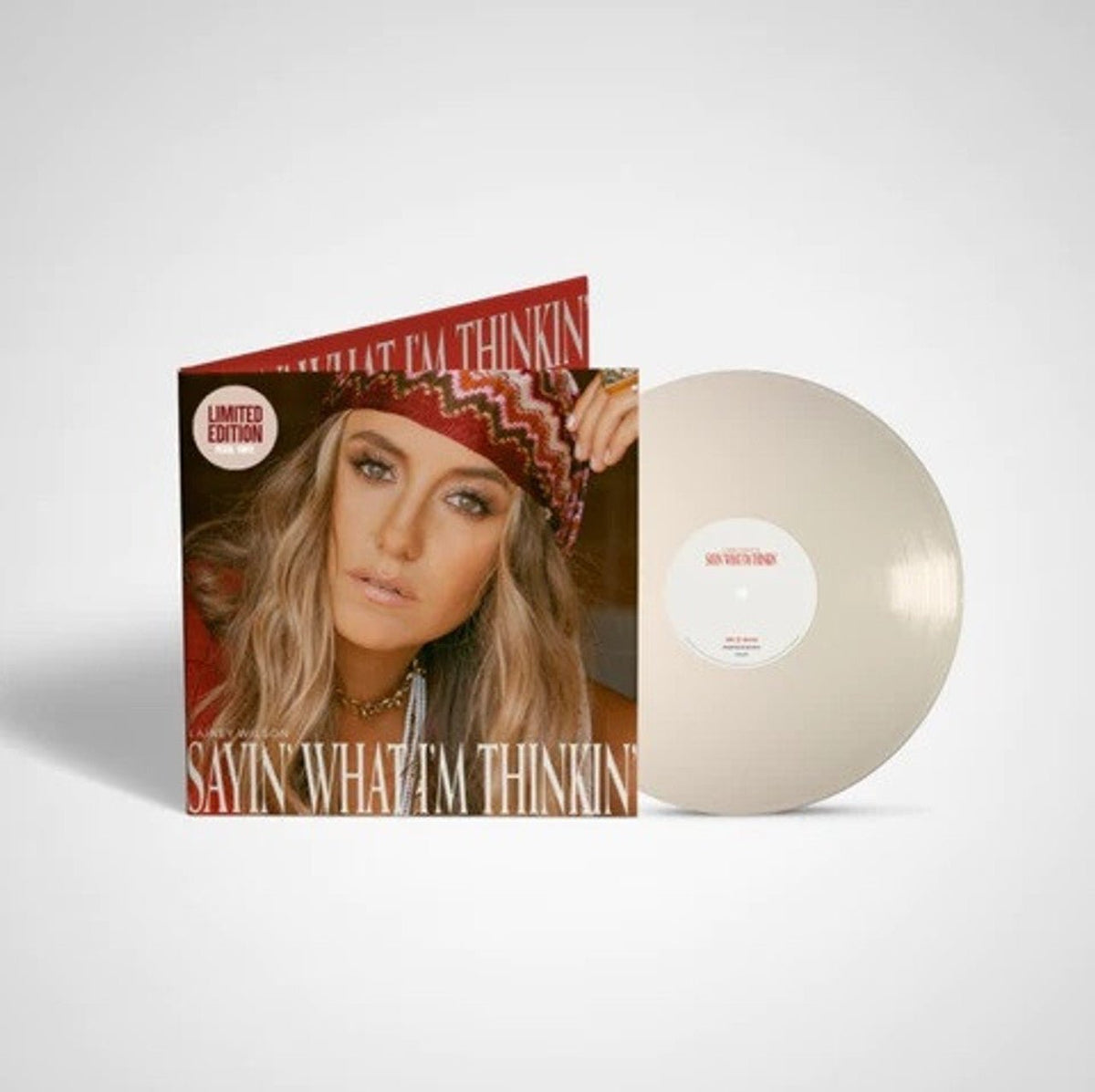 Lainey Wilson - Sayin' What I'm Thinkin' - Pearl Vinyl LP Record { vinyl }