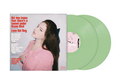 Lana Del Rey - Did You Know That There's A Tunnel Under Ocean Blvd (Alt. Cover, Indie Exclusive, Ltd. Green Vinyl Record, 2LP) { vinyl }