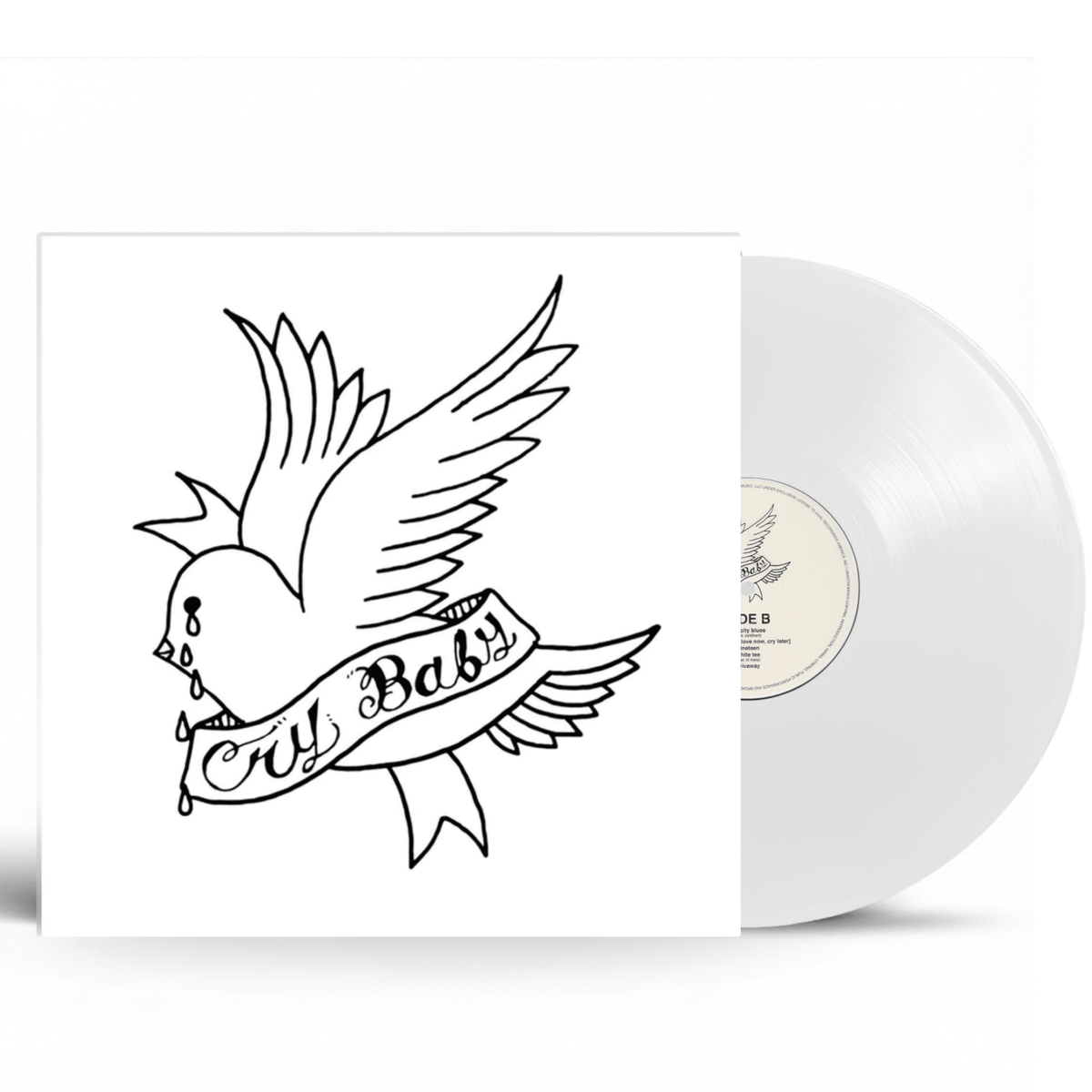 Lil Peep - crybaby - White Vinyl LP Record { vinyl }