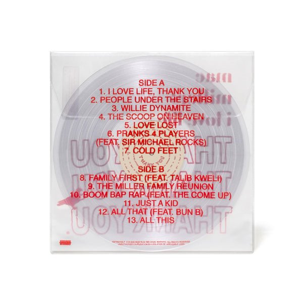 Mac Miller - I Love Life, Thank You - Clear Vinyl LP Record { vinyl }
