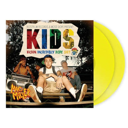 Mac Miller - K.I.D.S. - Translucent Yellow Vinyl LP Record { vinyl }